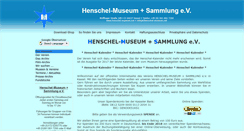 Desktop Screenshot of henschel-museum.net